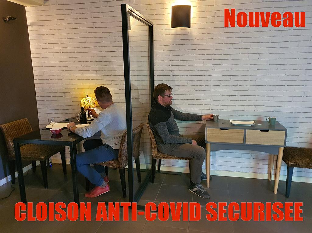 Cloison anti covid
