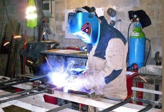 Soudure en atelier