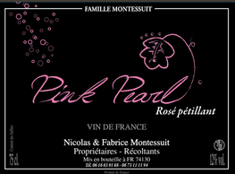 Étiquette de la cuvée Pink Pearl