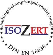 ISO Zert DIN EN ISO 16636 Schädlingsbekämpfungsdienstleistungen
