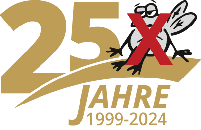 A logo that says 25 jahre 1999 2024