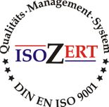 ISO Zert DIN EN ISO 9001 Qualitätsmanangement-System