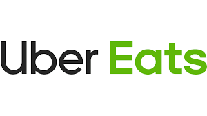 Logotipo de Uber Eats en negro y verde. 