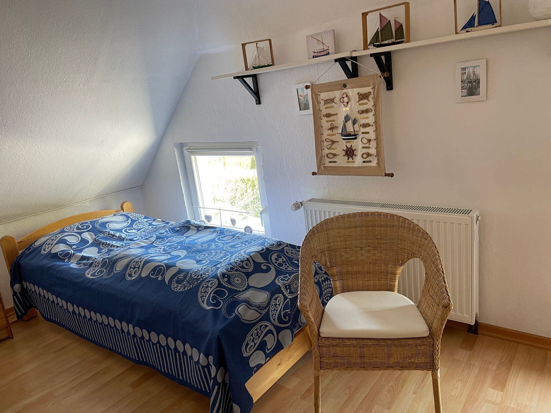 Schlafzimmer Ferienhaus Alte Dorfschule