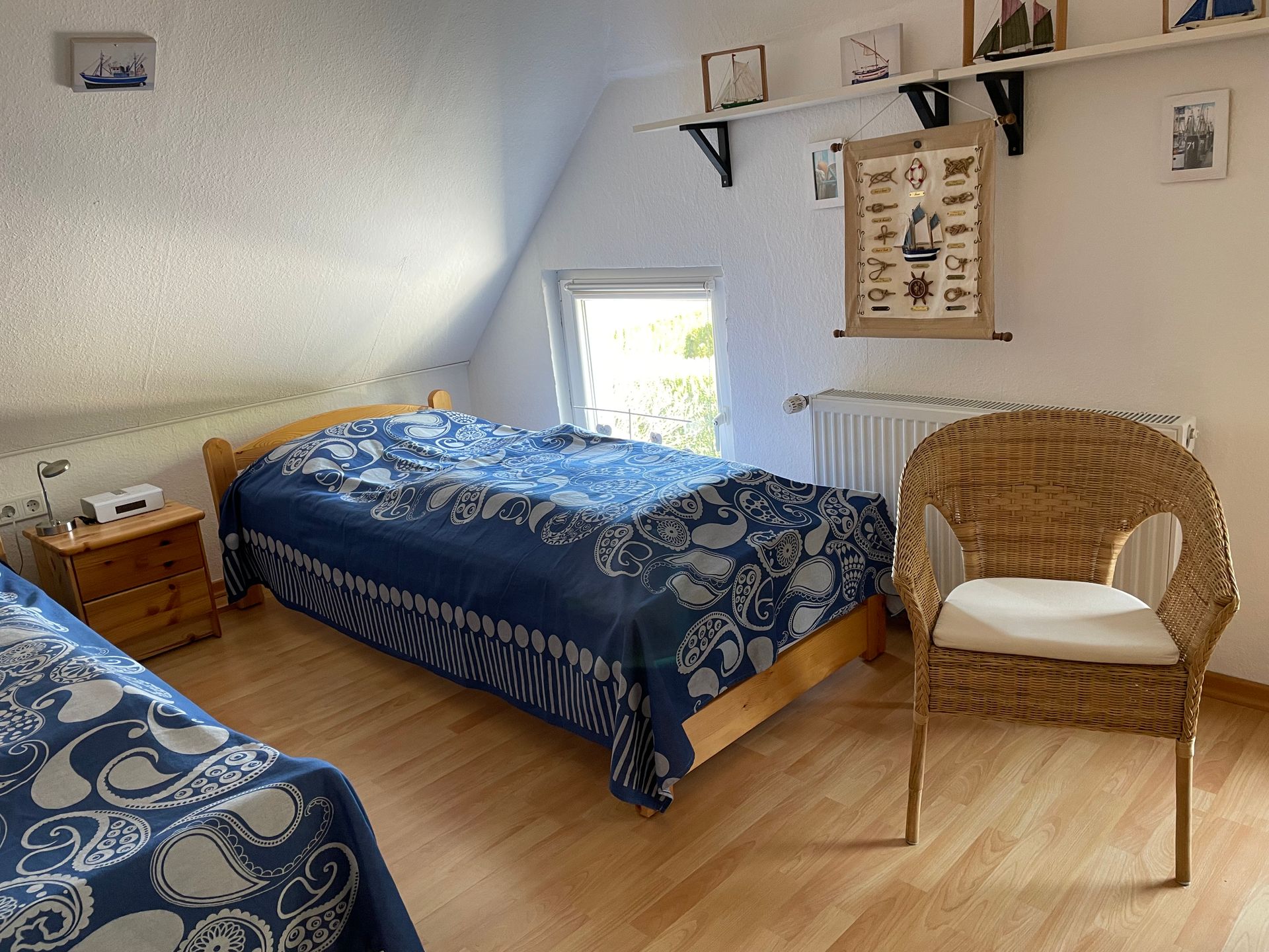 Schlafzimmer Ferienhaus Alte Dorfschule
