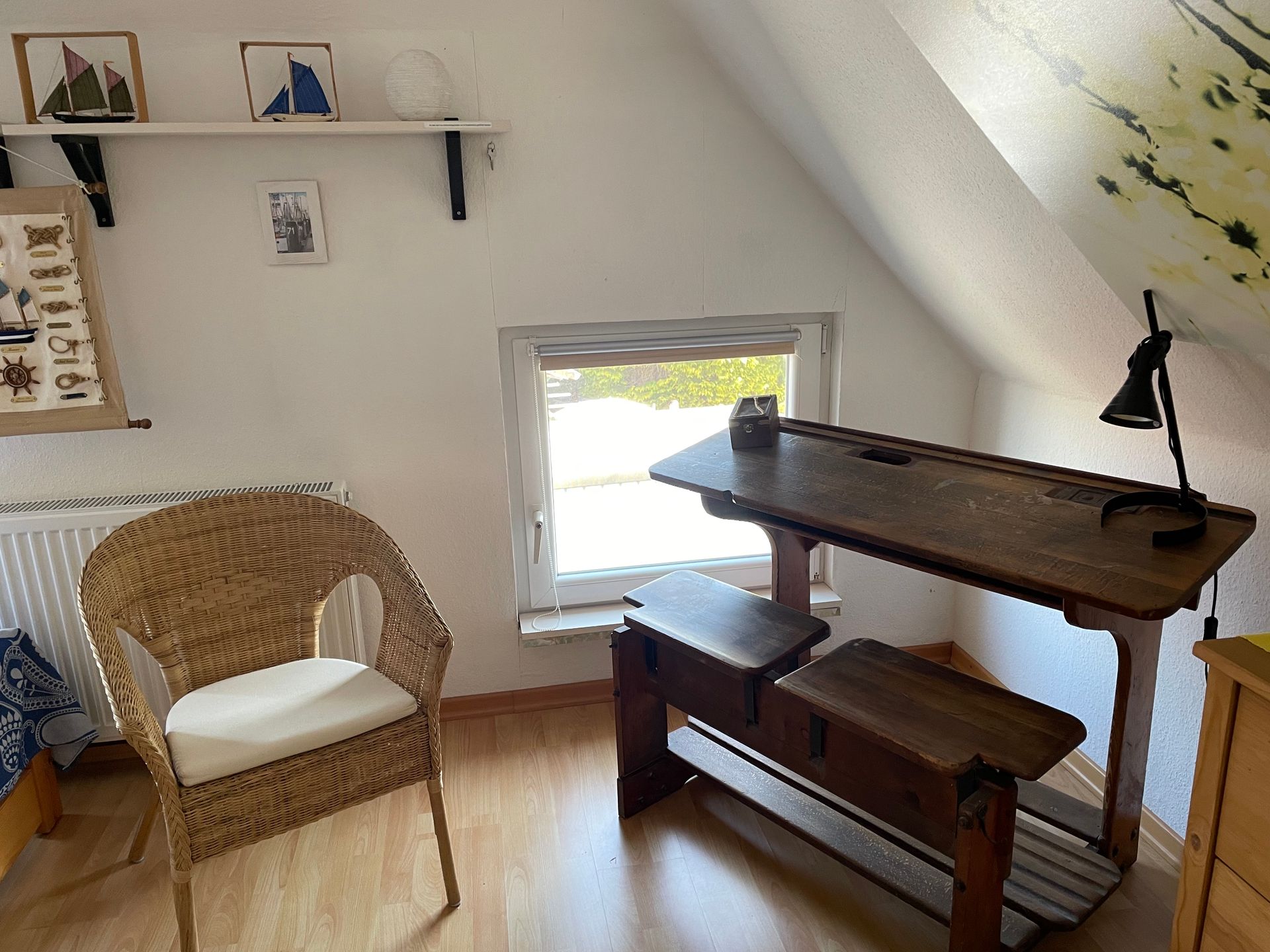 Schlafzimmer Ferienhaus Alte Dorfschule