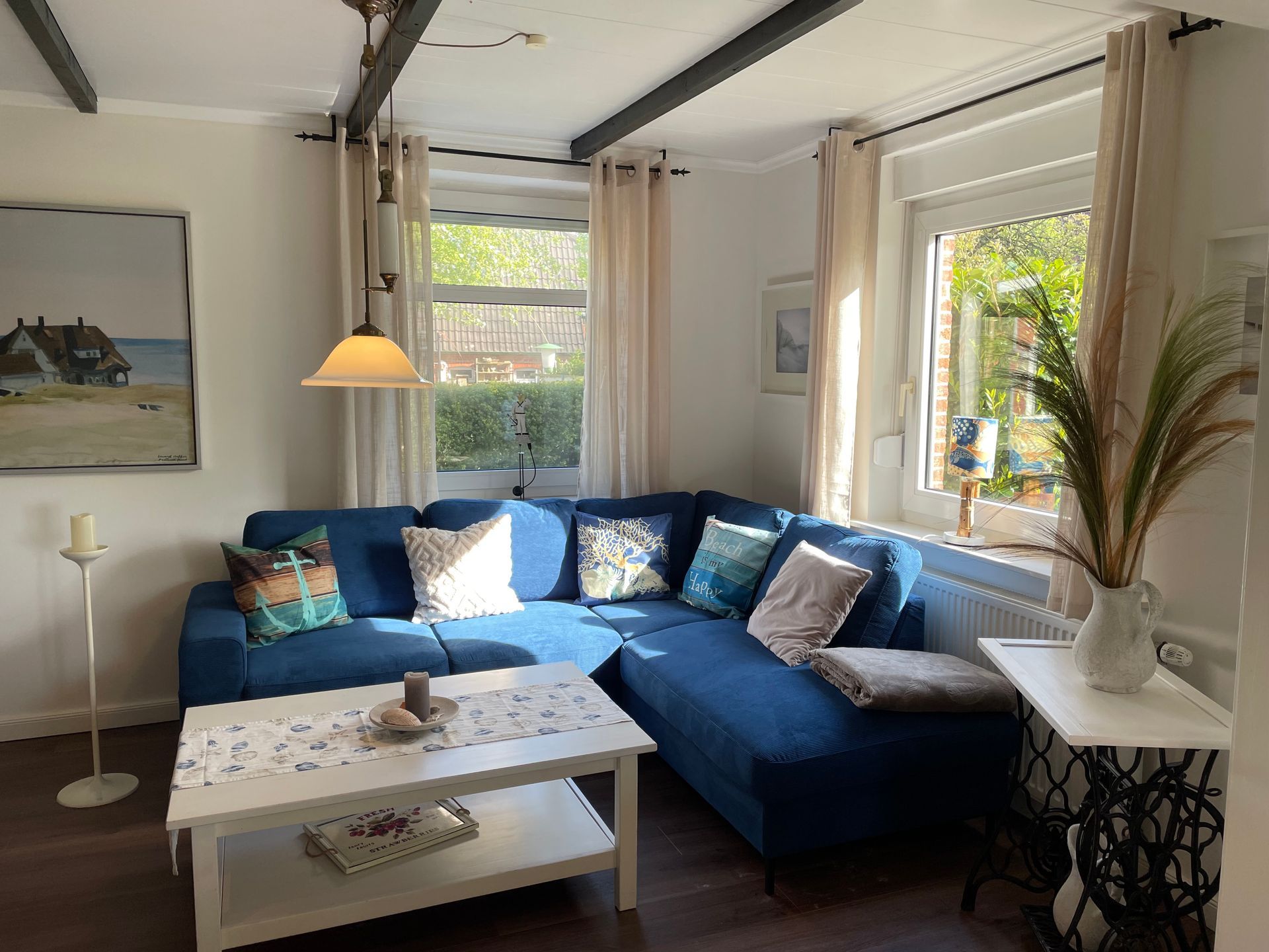 Wohnzimmer Ferienhaus Alte Dorfschule