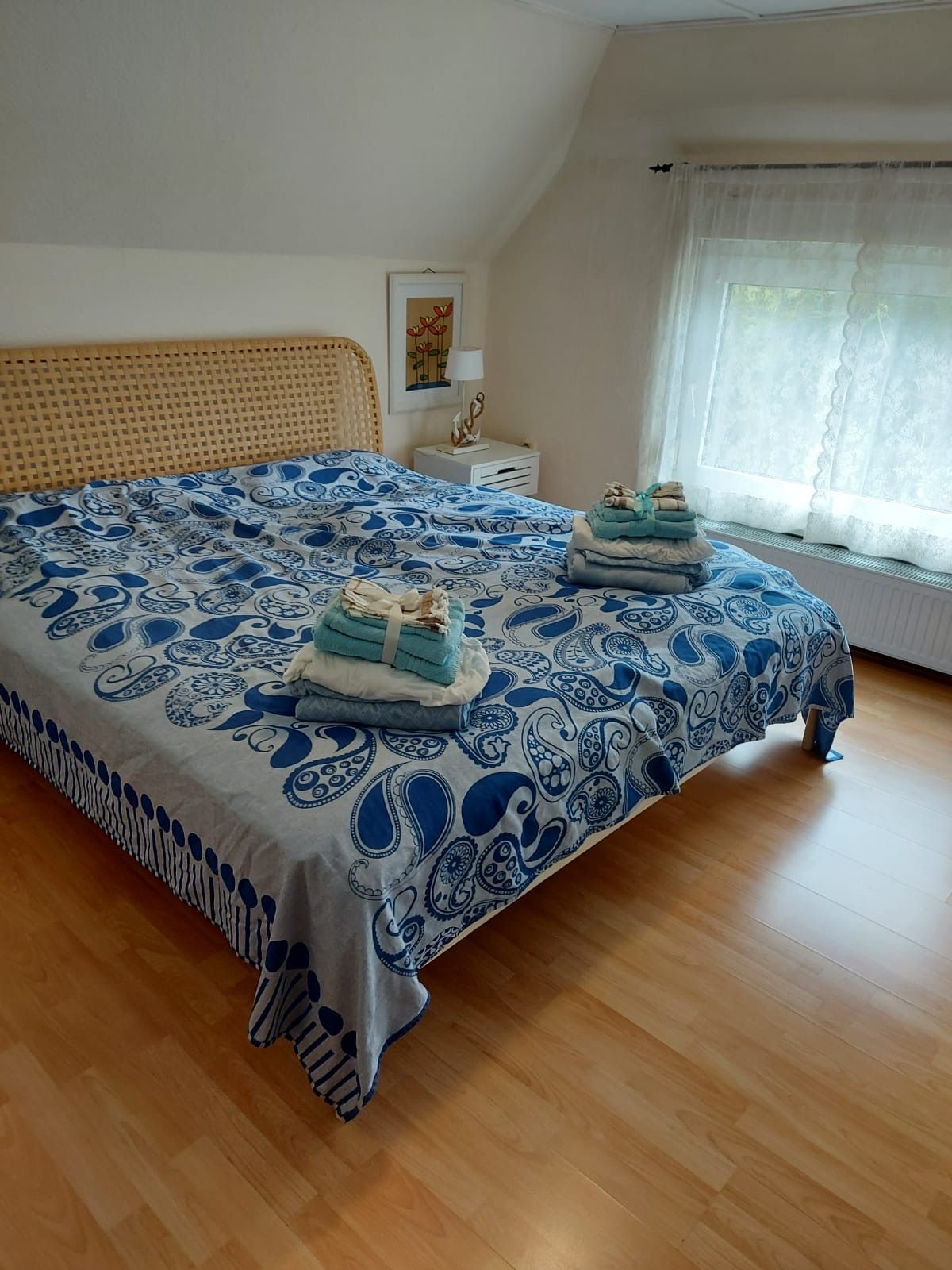 Schlafzimmer Ferienhaus Alte Dorfschule