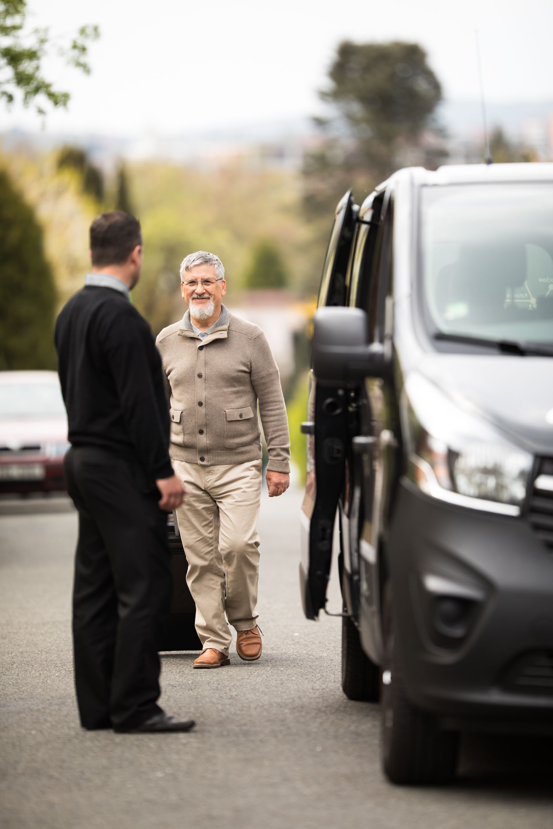 Un service de taxi van
