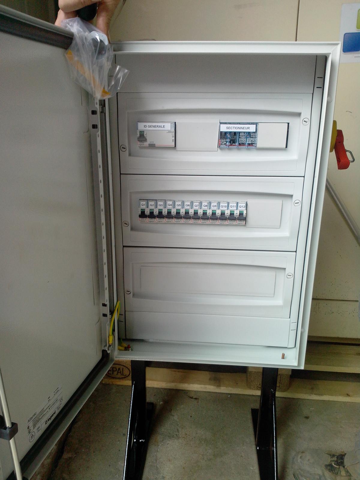 Coffret de chantier provisoire