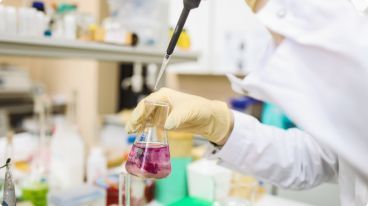 Erlenmeyer contenant un liquide