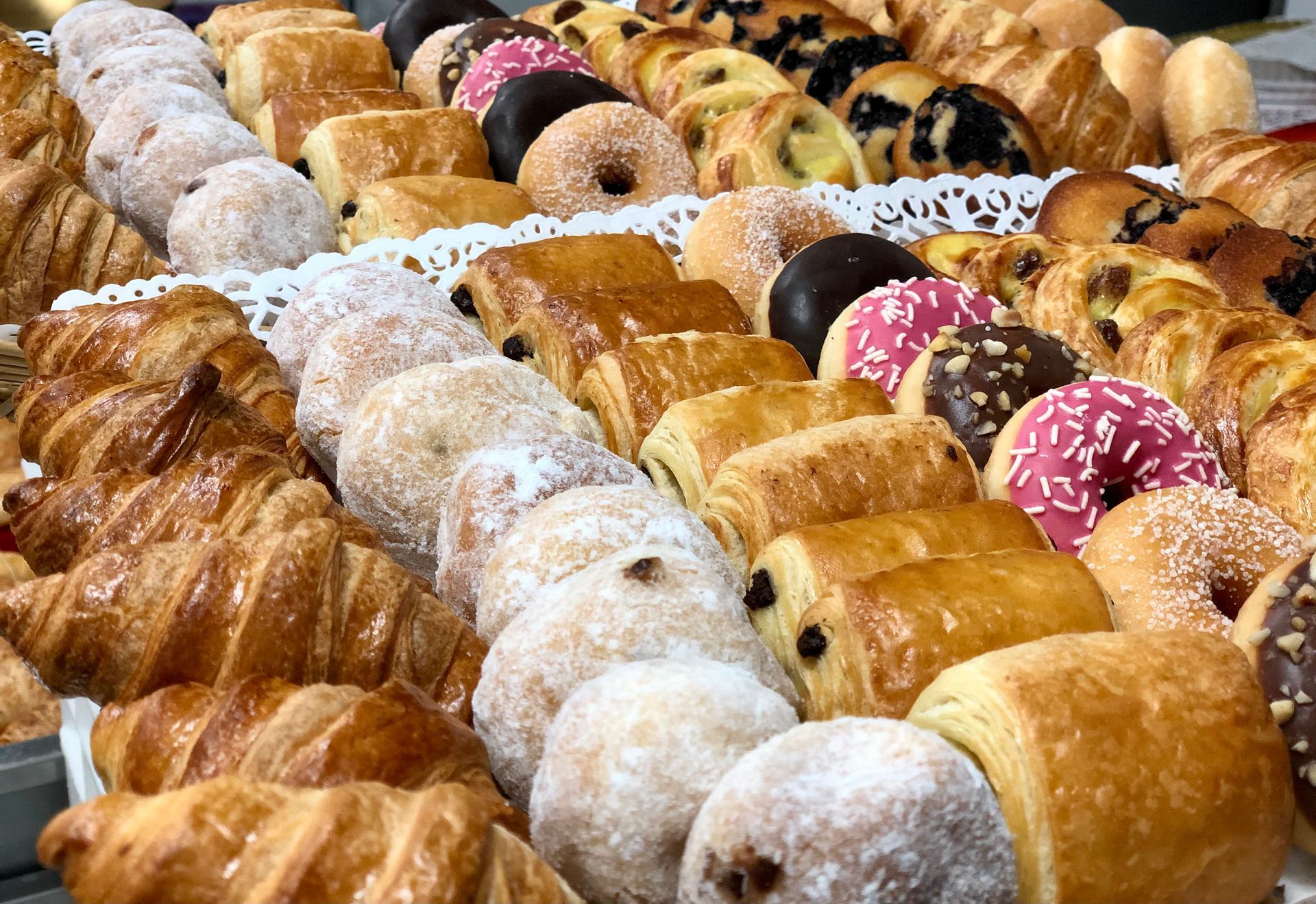 Assortiments de viennoiseries 