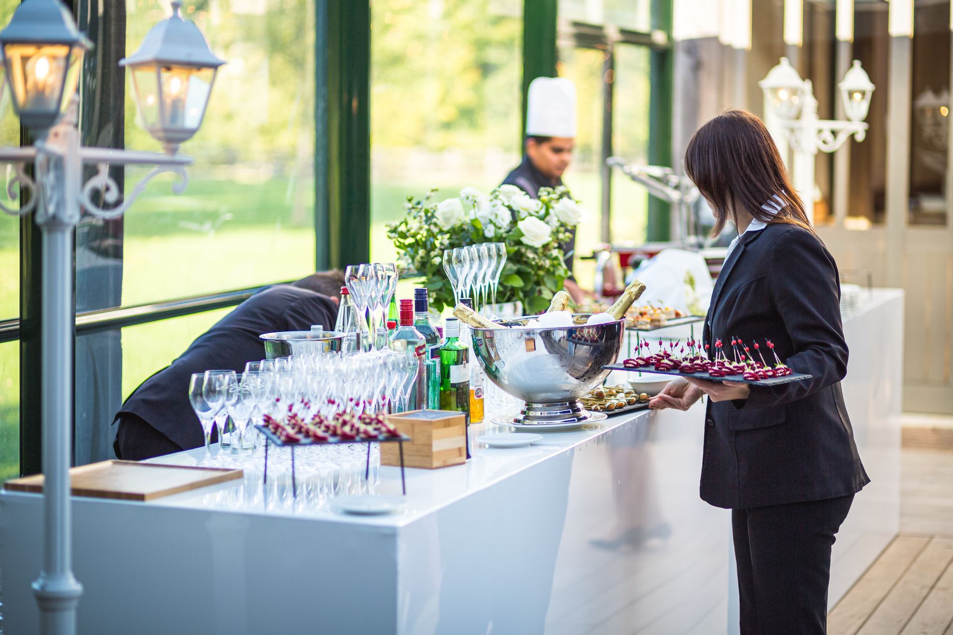 Buffet pour une réception