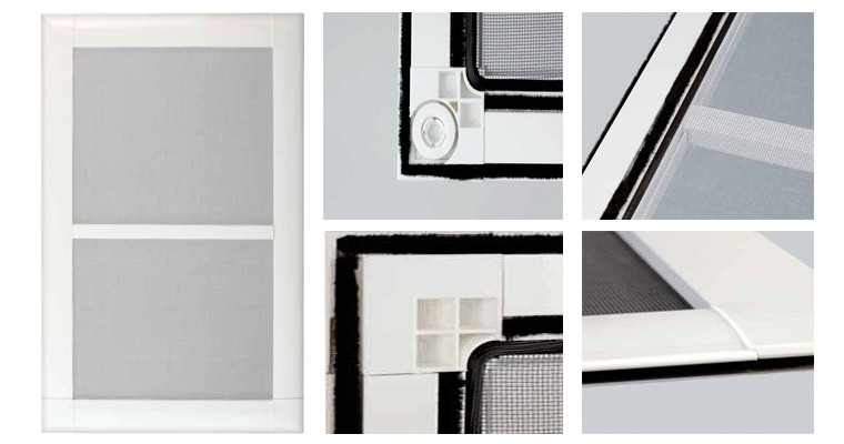 Imagen compuesta que muestra el marco blanco 