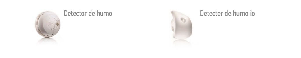 Dos sensores de seguridad blancos