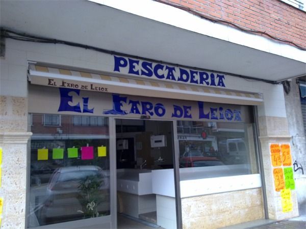 Fachada de la pescadería 