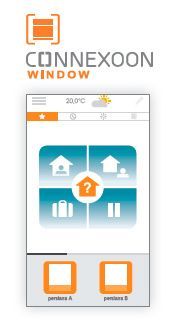 Interfaz de la aplicación Connexoon Window 
