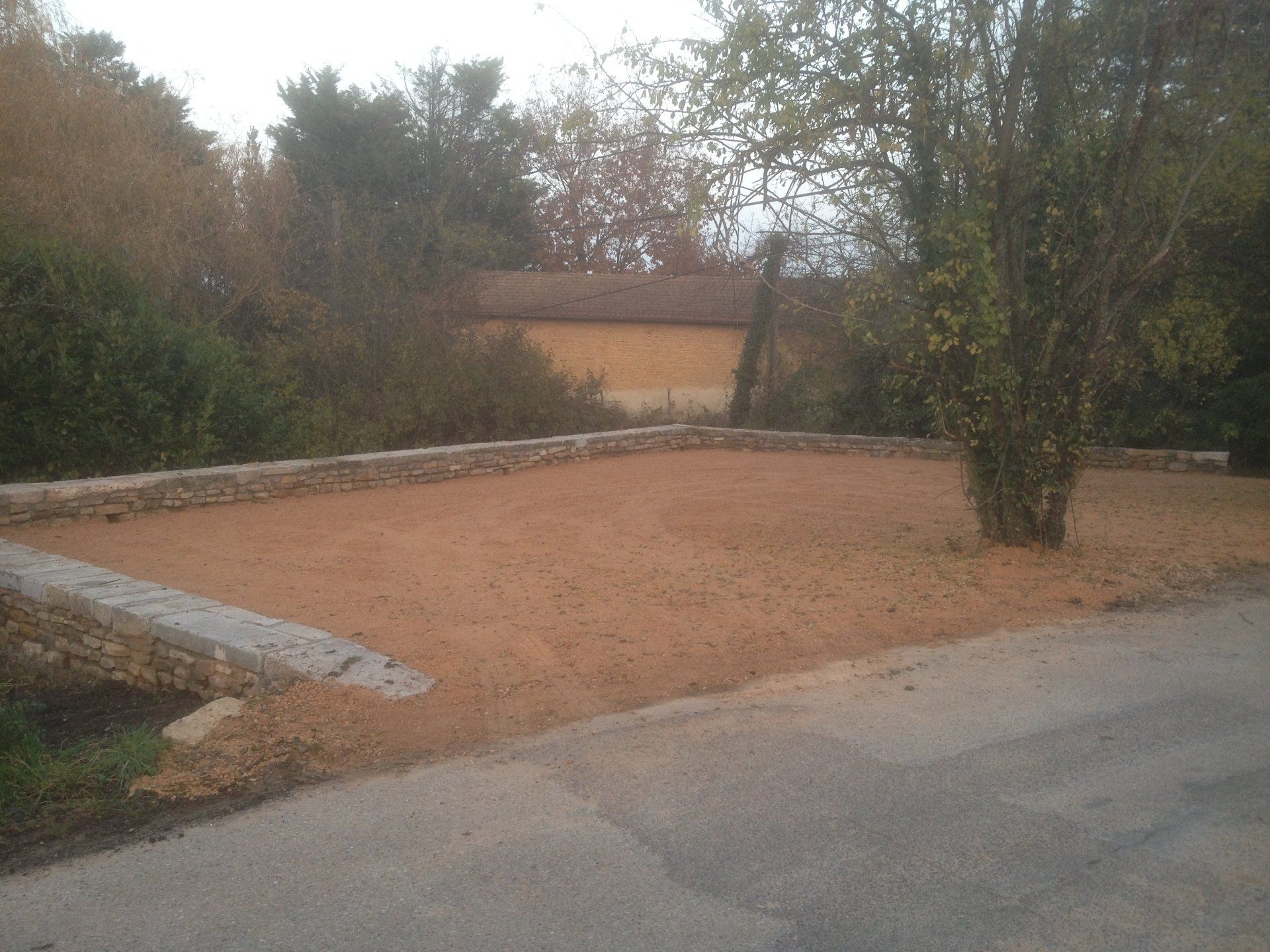 Terrassement avant construction