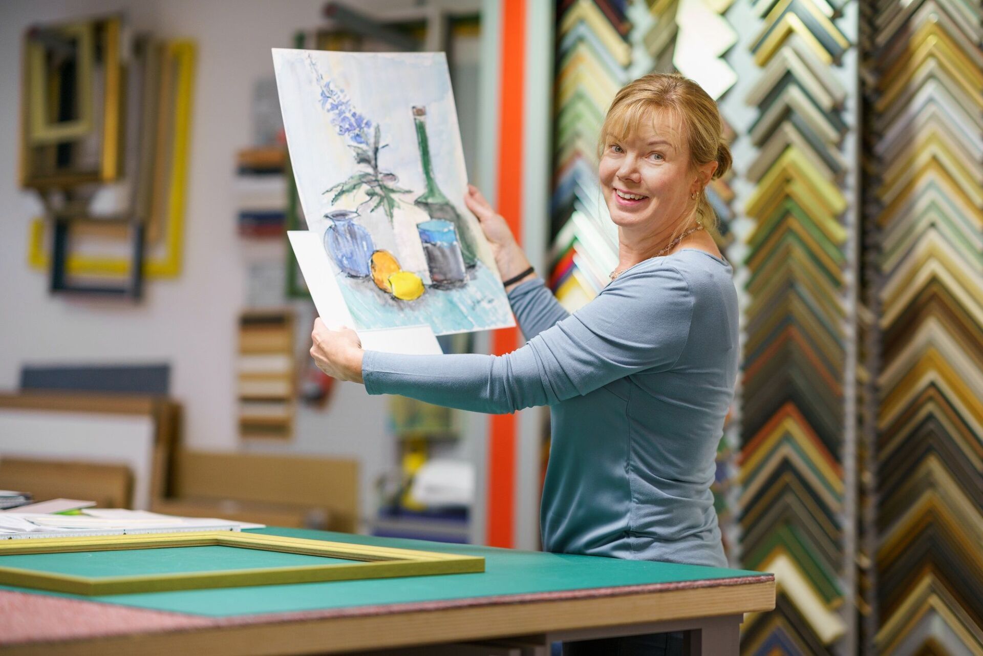 Maria Windisch mit Bild