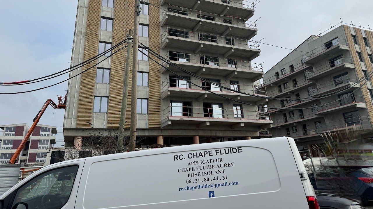 Chape fluide et poutres neuves