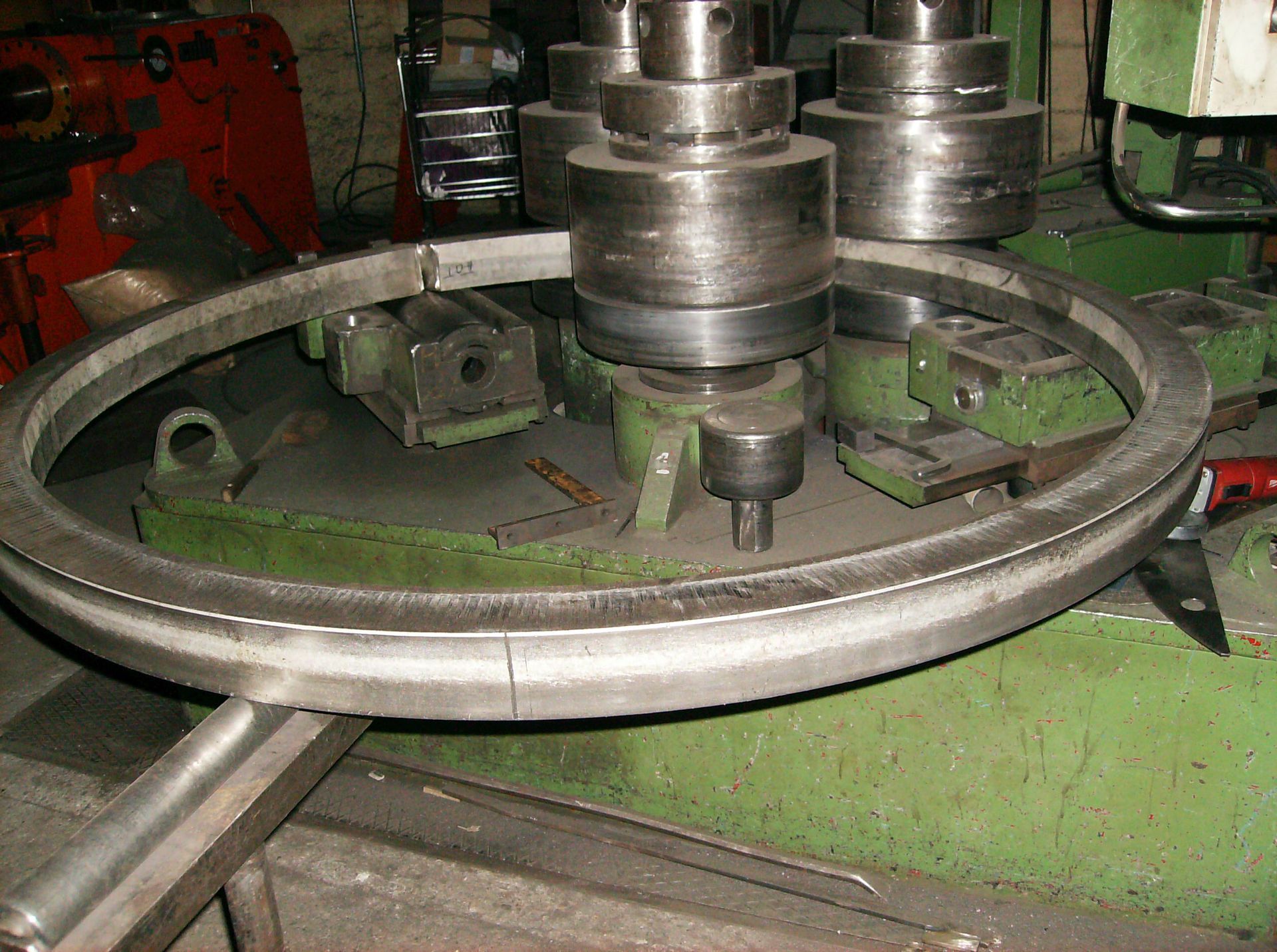 cintrage d'un cercle de métal