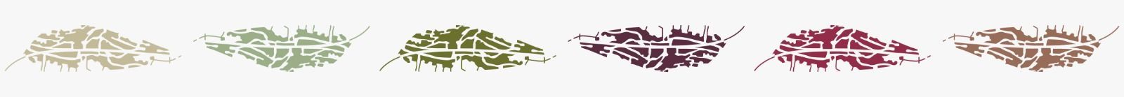 Un conjunto de pinceladas de diferentes colores sobre un fondo blanco.