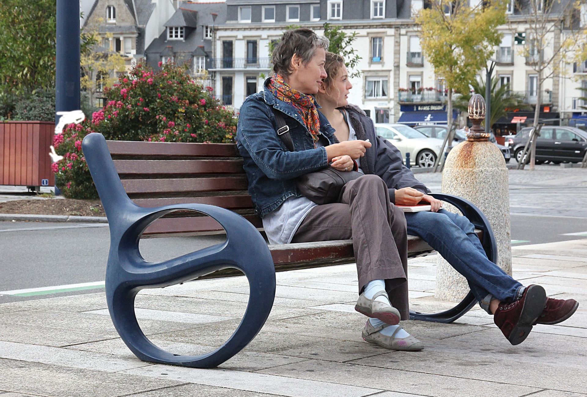 Bancs publics et espaces verts