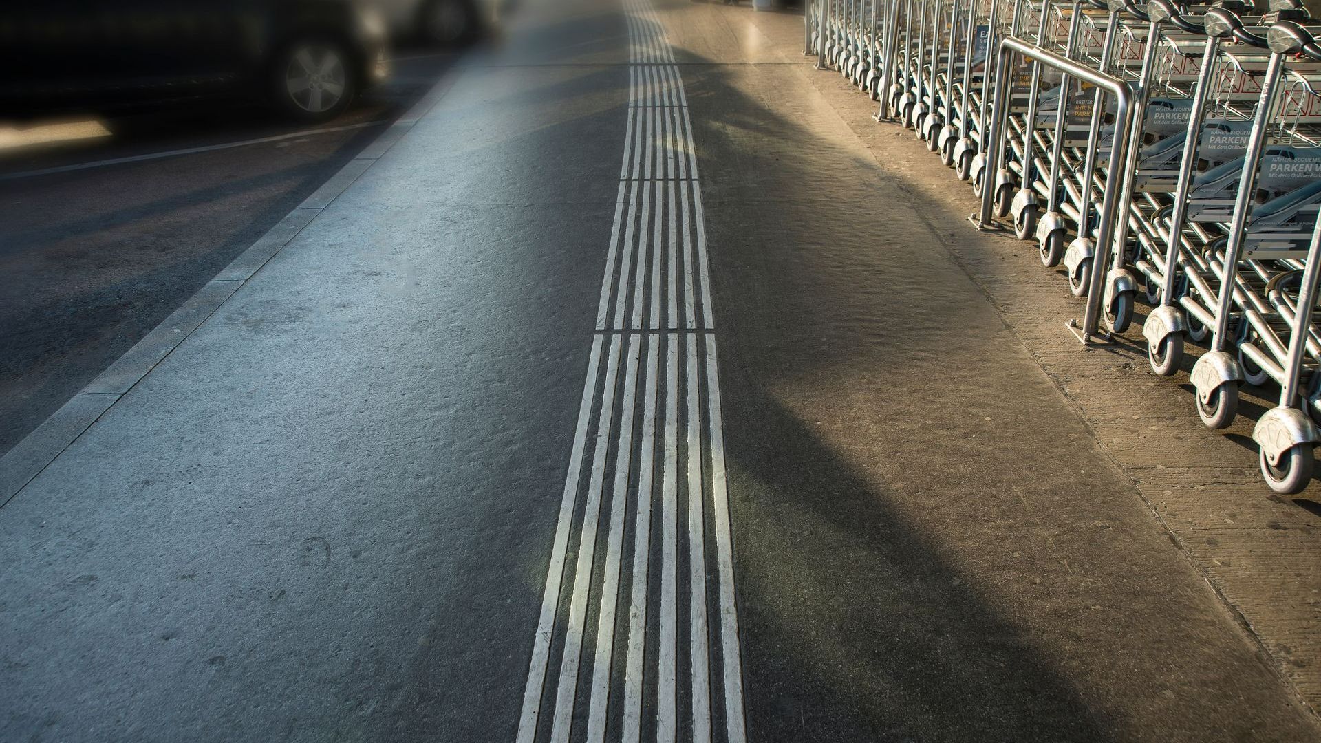 Parcours PMR dans un supermarché