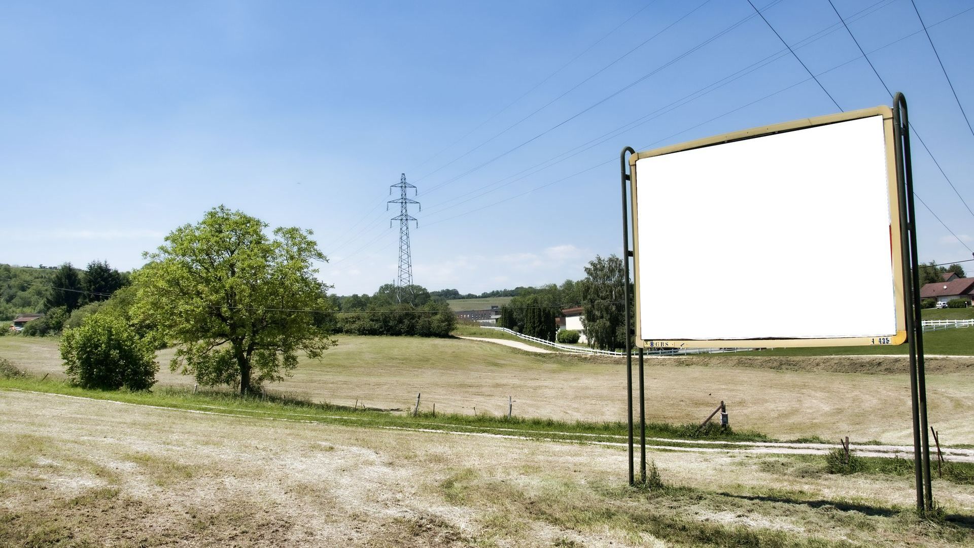 Panneau publicitaire pour signalétique extérieure