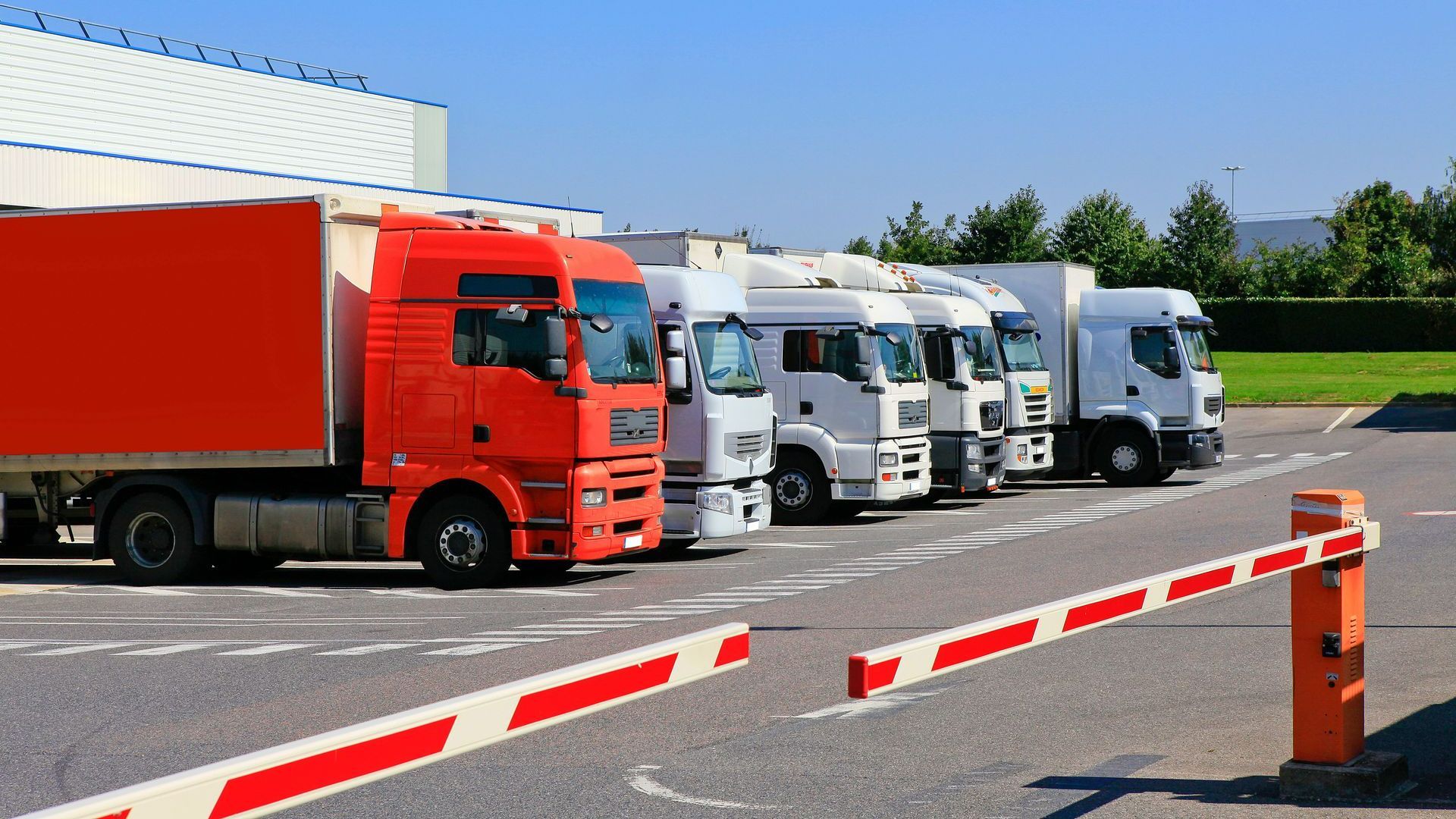 Barrière : sortie industrielle