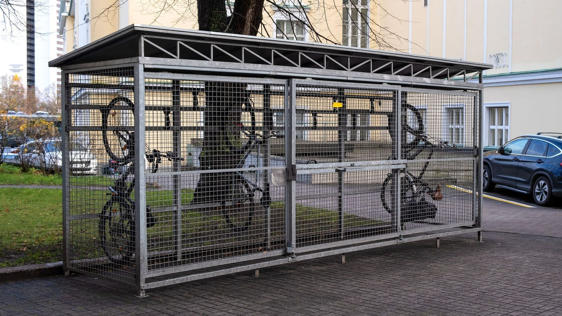 Emplacement pour vélos