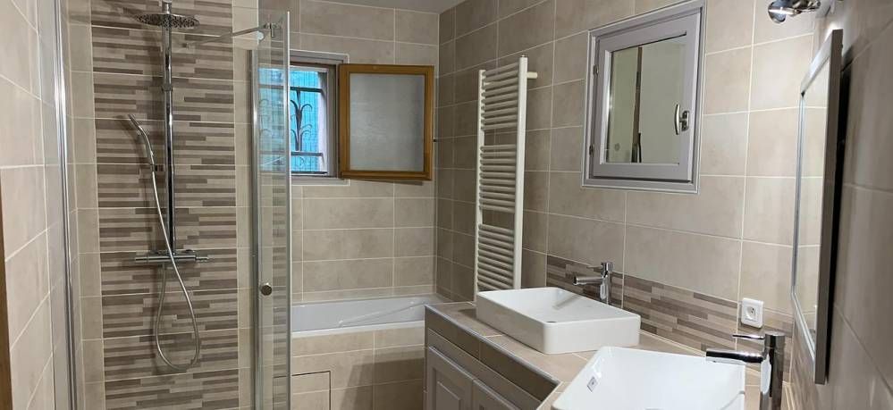 Salle de bains rénovée