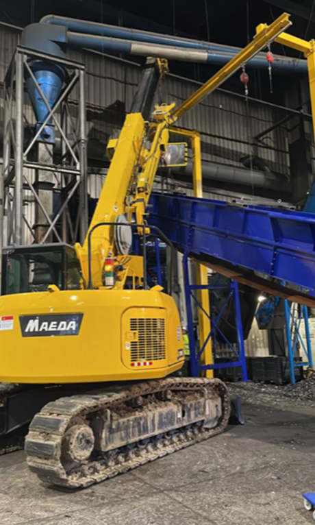 Véhicule de chantier élévateur