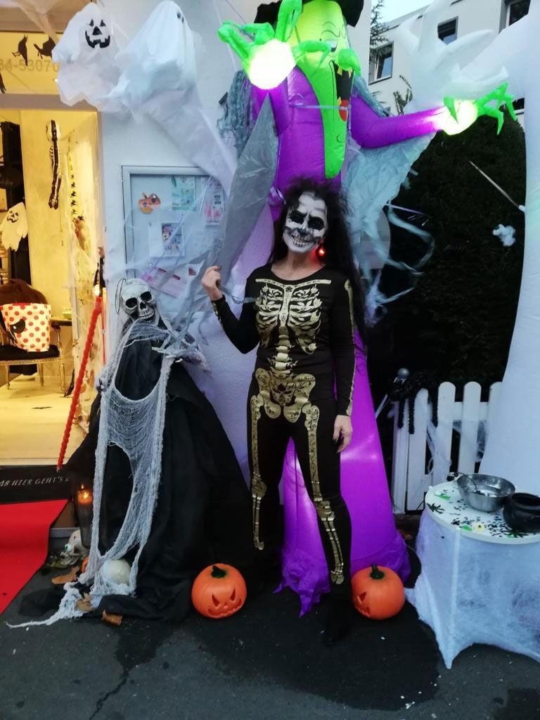 Halloweenverkleidung Skelett