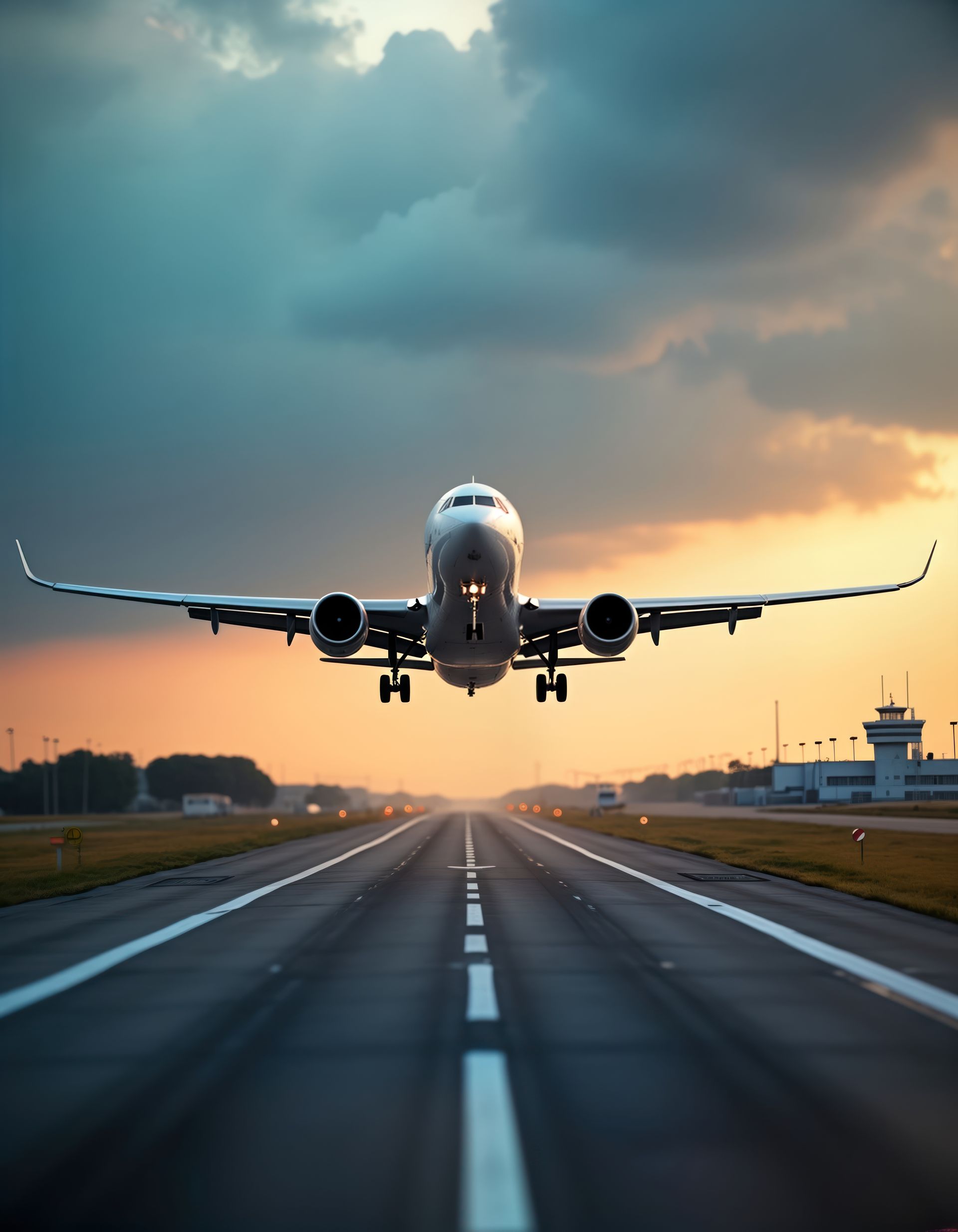 Un avion qui décolle