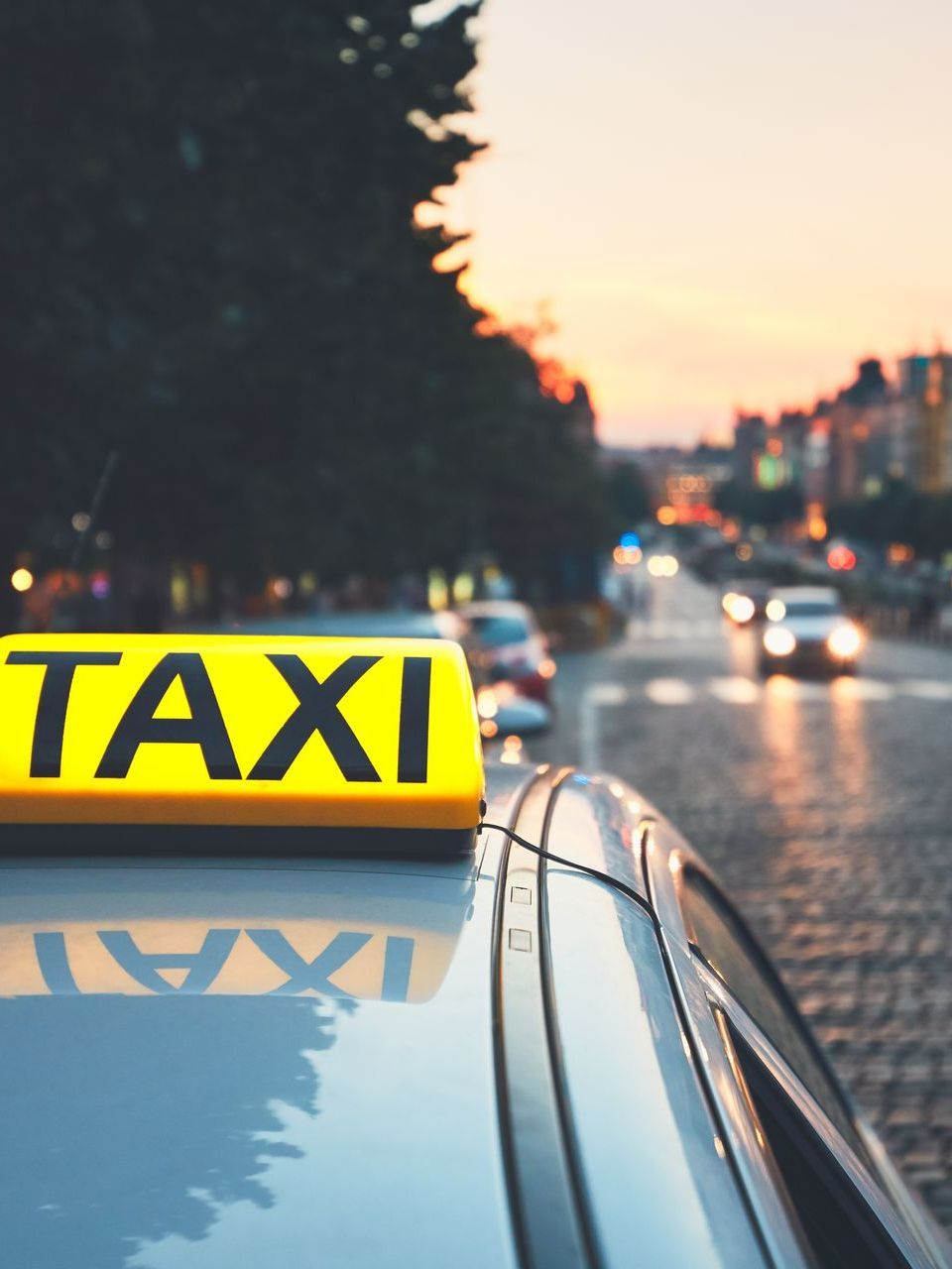 Un lumineux de taxi
