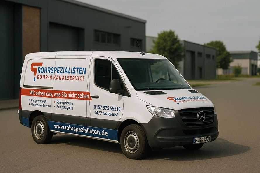 Zwei weiße Lieferwagen stehen nebeneinander auf einem Parkplatz.