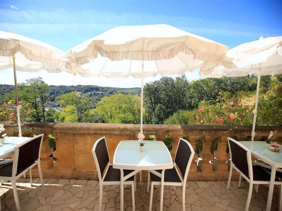 La terrasse et son point de vue