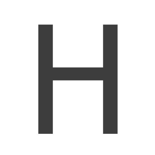 Bildmarke Buchstabe "H" für Henning