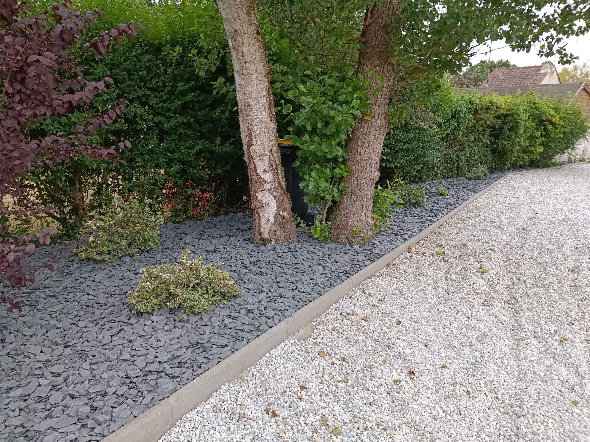 Disposition de cailloux