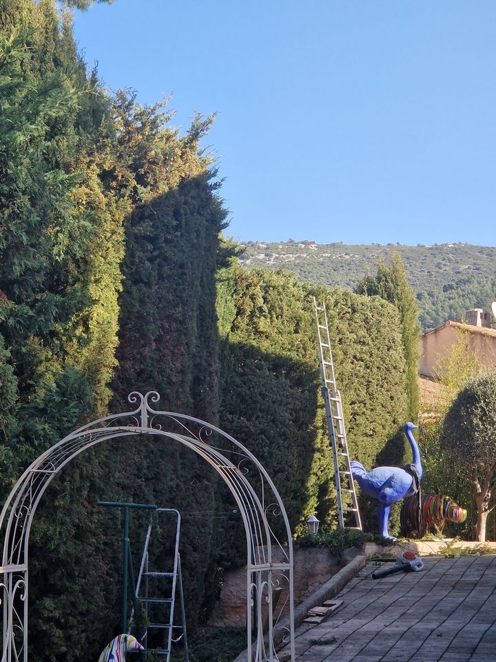 Des travaux d'entretien d'espaces verts