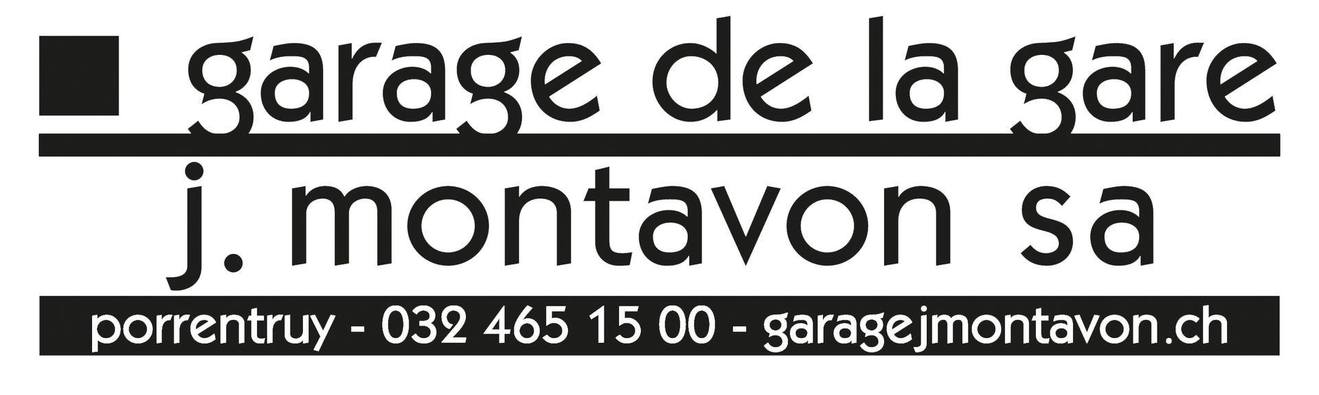 Logo Garage de la Gare J. Montavon