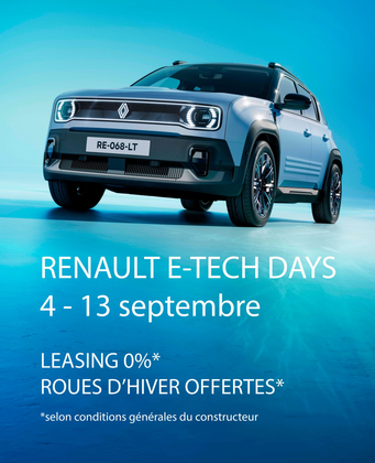Exposition E-TECH DAYS du 04 au 13 septembre
