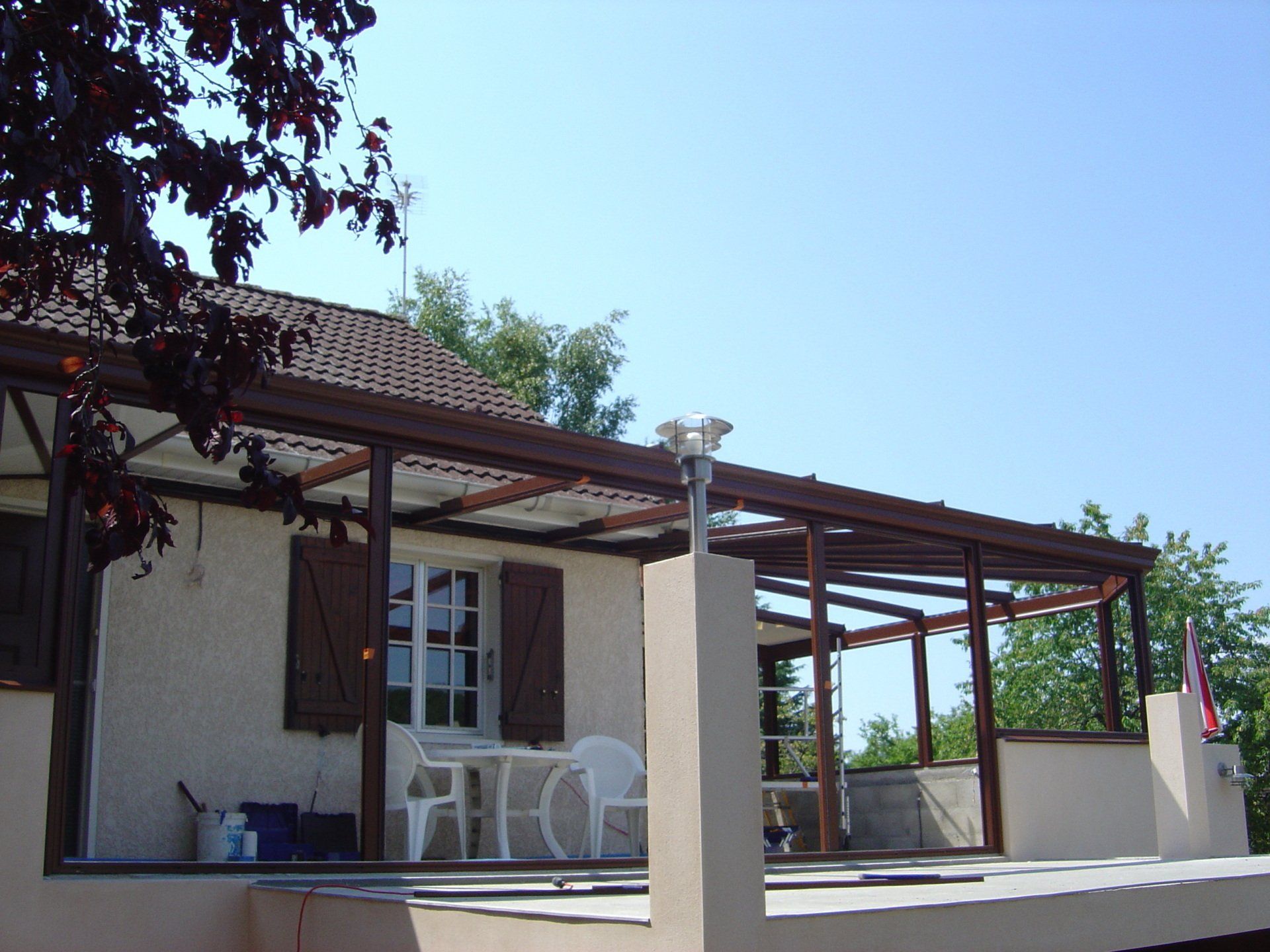 Véranda en aluminium