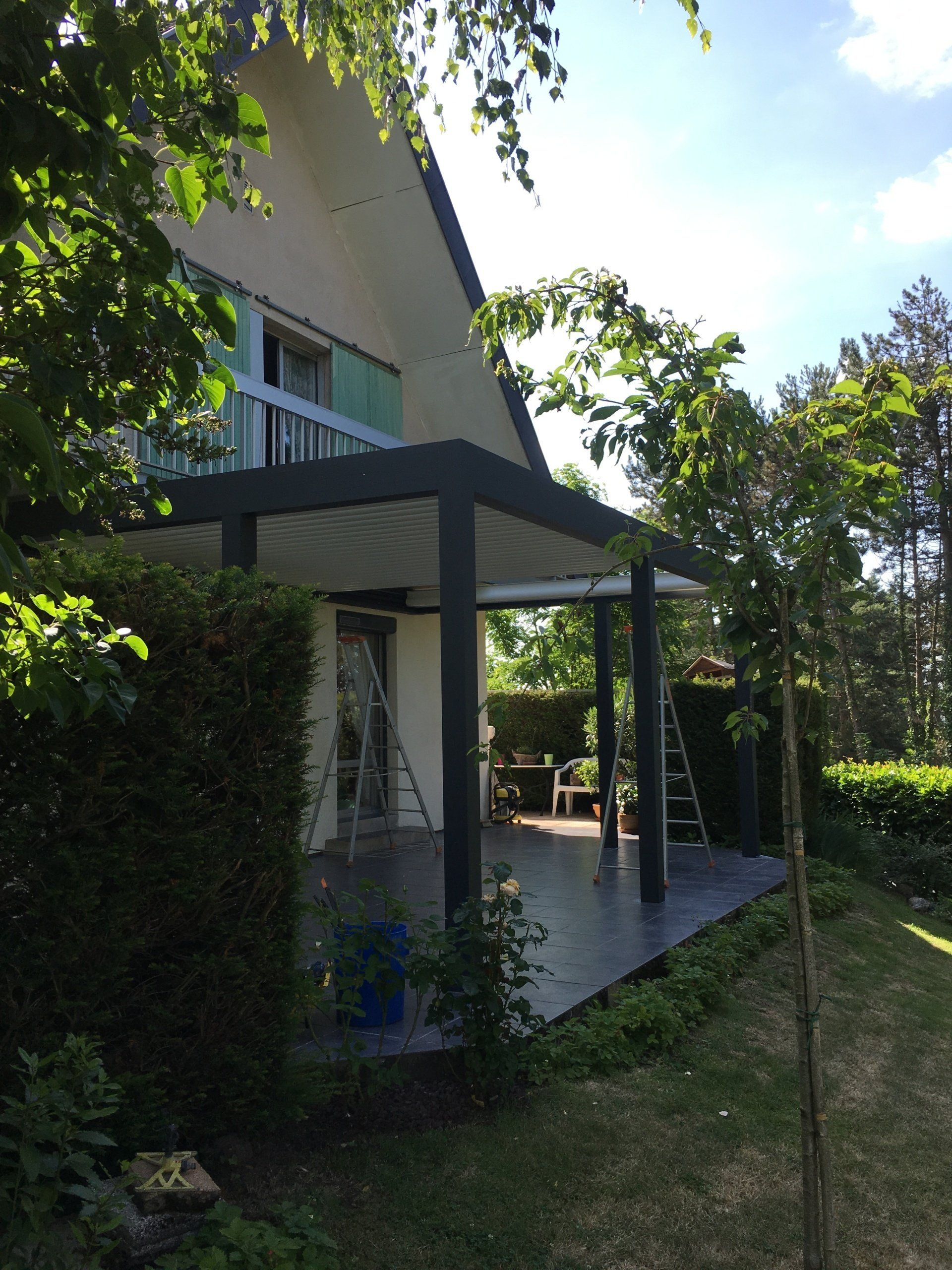 Chantier pergolas sur mesure