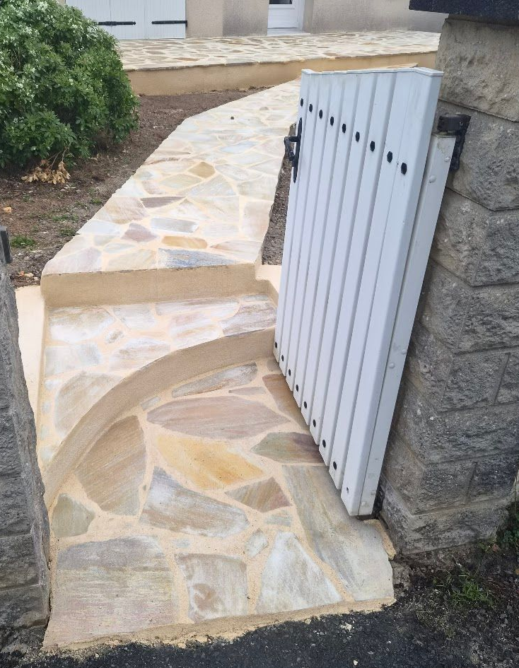 Mur de clôture pour une maison de La Souterraine