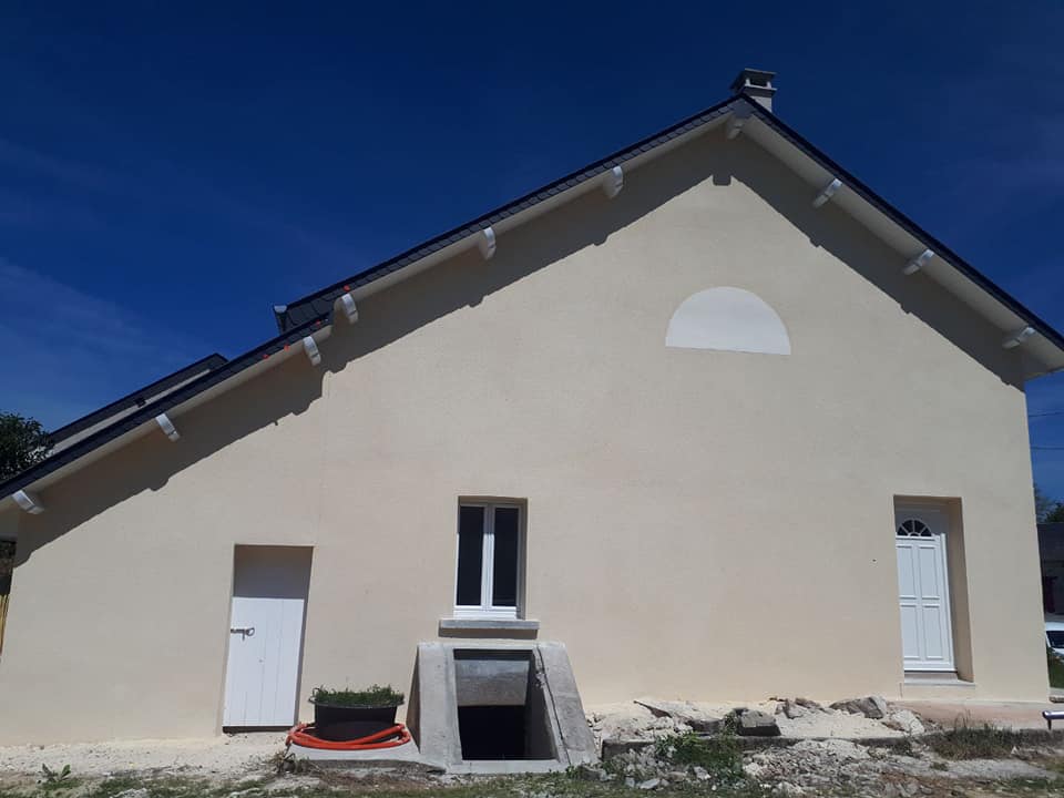 Façade de maison après ravalement de façade