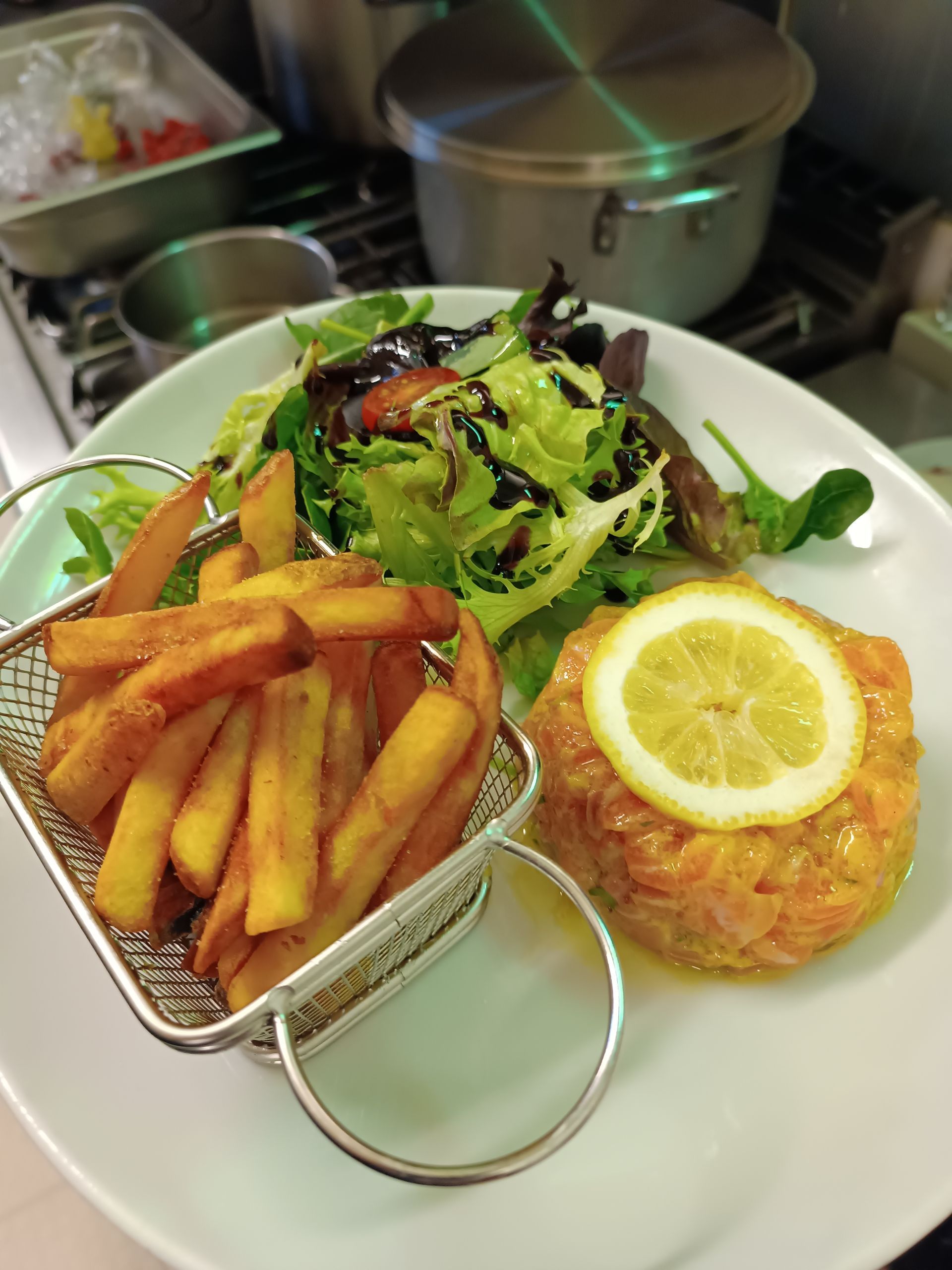 Un tartare de saumon