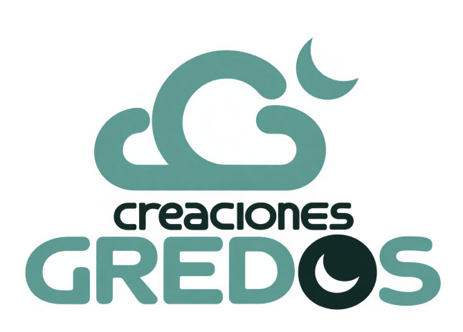 Logo in teal and gray reading &ldquo;creaciones GREDOS&rdquo; with the tagline &ldquo;fabricamos descanso&rdquo;