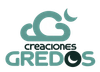 Logo in teal and gray reading &ldquo;creaciones GREDOS&rdquo; with the tagline &ldquo;fabricamos descanso&rdquo;